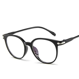 Partihandel-Blue Ray Transparent Eye Glasses Plastglasögon Mblue Optical Myopia Diopter Spectacle Frames Oculos