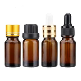 10ml Amber Glass Essential Oil Pipette Bottles Liquid Reagent Dispensing Bottles Perfumes Bottles 768pcs Wholesale free shipping LX1276