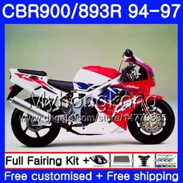 ホンダCBR900RRのキットホワイトレッドCBR 893 1994 1995 1996 1996 1996 1996 1996 1997ボディ260hm.48 CBR 893 CBR900 RR CBR893 RR CBR893RR 94 95 96 97フェアリング