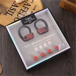 W2 TWS Ucho Hook Słuchawki Kolorowe Bezprzewodowe Mini Hifi Bluetooth V5.0 Słuchawki Bezprzewodowe Słuchawki Słuchawki Słuchawki do iPhone Andorid