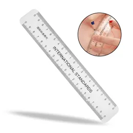 Sopracciglio Stencil Righello Righello pieghevole in silicone Microblading Accessori per il trucco Soft Bendable Microblade Eye Brow Tattoo Supply