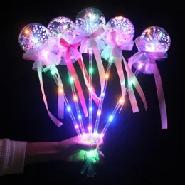 Summer hot sale fairy stick light ball love magic wand children night market square spread explosions luminous toys A22