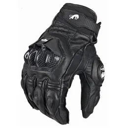 Real äkta läder motorcykelhandskar gp pro ridning motobike racing cykling luvas moto guantes kolfiber racing cross cykel t191108