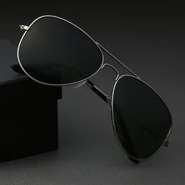 Classic Polarized Sunglasses 58mm Men Women Vintage Designer Sun Glasses Gunmetal Gold Frame Shades Outdoor UV Protection Eyewear with cases box