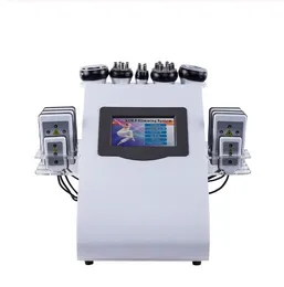 2019 New Promotion 6 In 1 Ultrasonic Cavitation Vacuum Radio Frequency Lipo Laser Slimming Machine for Spa Vanity Lights