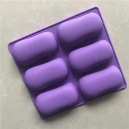 6 hand pinch silicone cake mold Silicon gel handmade soap mold home baking DIY tool XG791