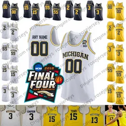 미시간 울버린 # 14 Rico Ozuna-Harrison 22 Cole Bajema 24 CJ Baird 32 Luke Wilson 44 Jaron Faulds 51 Austin Davis Duncan Robinson Jersey