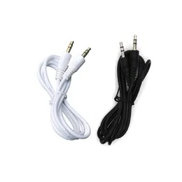 3,5 mm extra AUX-förlängning Ljudkabel Man till manlig stereo aux Cord 1m / 3ft PVC-kabel 2 färger