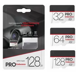 2019 Neue PRO Endurance 256 GB 128 GB 64 GB 32 GB UHS-I-Speicherkarte mit Adapter TF-Flash-Karte U1 Hochgeschwindigkeitsklasse 10