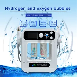 4 in 1 Hydro Microdermabrasion harapacial Water Hydra Dermabrasionバイオフェイスリフト酸素スプレーガンフェイシャルスキンディープクリーニング機SPA