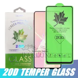 New 20D Full Covered Tempered Galss Screen Protector For Iphone 14 Pro Max 14Pro 13 13Pro 12 Mini 11 XR XS MAX X 7 8 Plus 6s 6 With Retail Package
