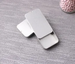 Partihandel 1000pcs / mycket vanlig silver färgglas topp tennlåda, rektangel godis usb box case dhl fedex gratis frakt sn2103