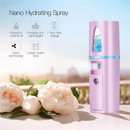 USB portatile nano nebbia spruzzatore del corpo del viso nebulizzatore del nebulizzatore vapore idratante cura della pelle mini viso spray strumenti di bellezza hhaa236