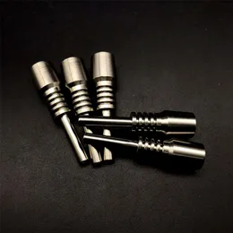 10mm Male Titanium Tipps für die NC-Kit 40mm Länge GR2 Titanium Nails Raucherzubehör für Glas Wasser Bongs Pipes Dab Rigs Rauchen