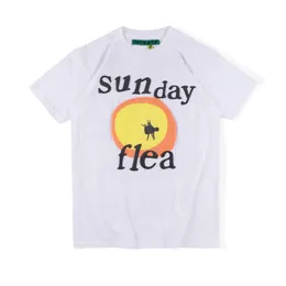 20ss Ins Hot American Unisex CPFM.XYZ Sunday Flea Торжественное открытие Футболка Скейтборд Мужская дизайнерская футболка Женская уличная роскошная повседневная футболка