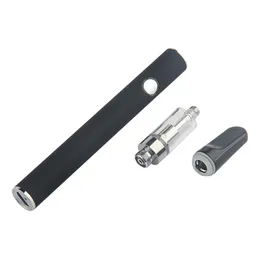 E Akıllı Mini Pil 350 MAH Buharlaştırıcı Kalem Starter Kiti Vape Seramik Boş Kartuş Ile 1 ml Kalın Yağ Clearomizer