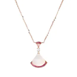 Fashion-Necklace S925 Sterling Silver Plating 18k Gold Easter and American Fashion Elegancki Sektor