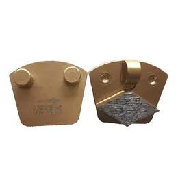 Betong Industriell slipverktyg Metal Bond Stone PCD Werkmaster Diamond Betonggolv Lim PCD Slipplattor 12st