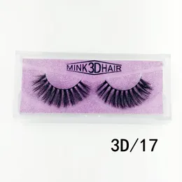 Commercio all'ingrosso 3D Lashes Ciglia Cruelty Free 100% Handmade Natural Thick Reusable 3D False Eyelashes Make Up