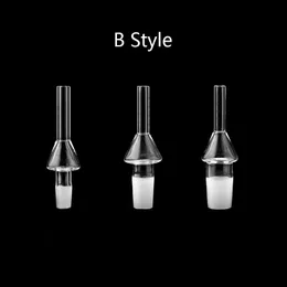 Gratis DHL Quartz Tips 10mm 14mm 18mm Två stilar Kvarts Tips Dab Halm för mini NC Glas Bongs Oljeplattor Vattenrör