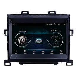 Автомобильная видеогола HD HD HD Touchscreen 9-дюймовый Android GPS Navigation на 2009-2014 Toyota Alphard/Vellfire ANH20 с Bluetooth Aux