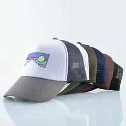 Moda-tqmsmy mężczyźni i kobiety baseballowe czapki Summer Mesh Trucker Hat Breatps Baseball Hat Hat Snapback Hats TMA66