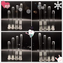 Free DHL!!! Glass downstem diffuser 14mm to 18mm Male Female Joint glass down stem for glass bongs water pipes