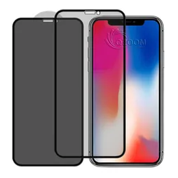 Anti-Spy Privacy Screen Protection полный охват Закаленный стеклянный фильм для iPhone 13 13Pro 12 Mini 12Pro 11 Pro Max XS X XR 8 7 6 PLUS завод