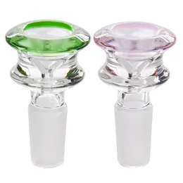 Funnel 14mm Joint Glass Bowl For Bongs Male Joint 5 Colors Smoking Glass Bong Bowl Piece For dab rig water pipe water bong