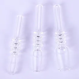 10MM 14MM 18MM Punta in vetro Pyrex Paglia Bong Silicone Narghilè Accessori per fumatori Strumento di raccolta design innovativo portatile