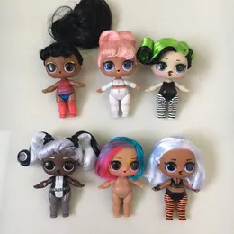 Nuovo arrivo Serie 5 1 pezzo bambola nuda con bei capelli può cambiare colore bambole sorprese giocattoli per ragazza migliori regali di compleanno di Capodanno buona qualità