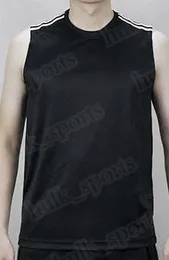 52526 Sommar ärmlös sport och fitness västar män lös t-shirt Bomull Running Vest Trend Kläder Bottom Outsidse Weat Bekvam 50