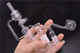 New arrive Spiral backwater glass bongs Dab oil rig 14mm mini Recycler Percolator Hookahs glass water pipes with two style bowl