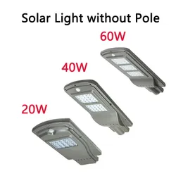 Lâmpada de estacionamento LED LUZES DE RUA SOLAR DO SOLAR 20W 40W Segurança do radar Spot Spot leve Dusk à prova d'água para Dawn Iluminação ao ar livre