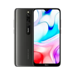 オリジナルXiaomi Redmi 8 4G LTE携帯電話4GB RAM 64GB ROM Snapdragon 439 Octa Core Android 6.22 "全画面12.0mp AIフェイスID指紋5000mahスマート携帯電話