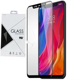 9H Full Cover Tempered Glass Screen Protector Silk Print FOR LG V30 V40 V50 G8 100pcs Retail package