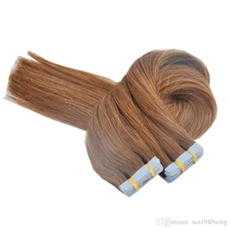 Colors brazilian human hair 2.5g/piece 40pcs/lot skin weft factory price tape in hair extension
