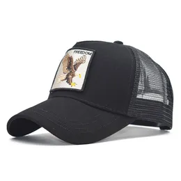 2021 夏のファッション動物刺繍メッシュキャップ野球帽男性と女性の帽子ヒップホップキャップ 01