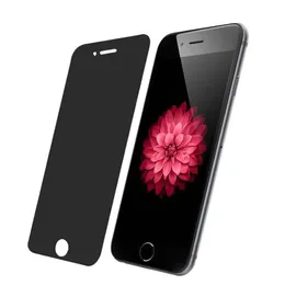 Privacy Tempered Glass Film 9h Skärmskydd Skyddande för iPhone 11 Pro Max XS XR X 8 7 6 Plus 5S SE