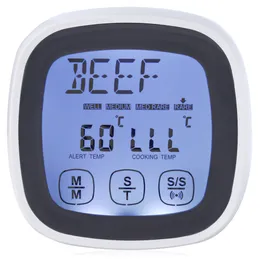 TS - BN53 Touchscreen Meat Cooking Grill termometer timer med sond