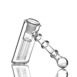 1 Stück Glashammer 6 Arm Perc Perkolator Bubbler Wasserpfeife Griff Rauchpfeifen Bong mit Schüssel