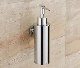 SUS 304 BAD HAND SOAP Dispenser Badrum Flytande Shampo Bottle Storage Wall Mount Box Holder Rostfritt stål Guld Chrome Black200C