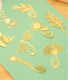 Metal Bookmark Vintage Butterfly Flowers Tüyler Bookmark Kipi Kitap Mark Notlar için 8 Türler Mevcut