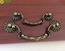Bronze Drop Pull Drawer Pulls Handle Vintage Dresser Handle / Kitchen Cabinet Pulls Handle Knob Decoration Hardware