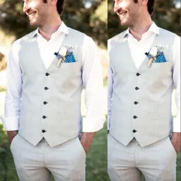 Vintage Groom Gilet 2019 Slim Fit monopetto tweed gilet da sposa formale Groom Wear (gilet + pantaloni)