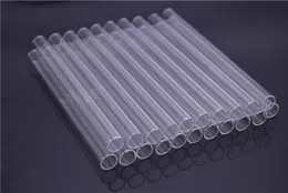 Reusable Eco Borosilicate Glass Drinking Straws Clear Straight Straw 15cm*12mm Milk Cocktail Drinking Straws love rose glass oil burner pipe