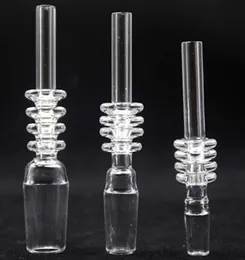 DHL gratuito 100% Quartz prego Dica 10 milímetros 14 milímetros 18 milímetros Masculino Drip Tips Quartz Banger Dica invertido prego por vidro Silicone reciclagem Bong