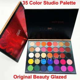 Makeup Eyeshadow Palette 35 Färger Skönhet Glazed Eye Shadow Color Studio Pressed Powder Matte Shimmer Eyeshadow Cosmetics