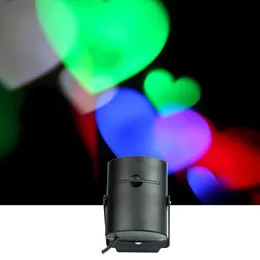 DHL LED Duvar Dekorasyon Lazer Işık LED Desen Işıkları, RGB Renk 4 Desen Kart Değiştirme Lambası Projektör Duşları Tatil için LED Lazer Işık