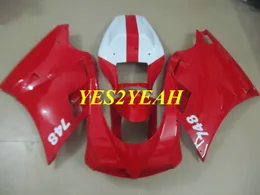 射出フェアリングボディキット用Ducati 748 996 03 04 05 Ducati 916 998 2003 2004 2005 Abs Red Fairewordwordwork +ギフトDD22